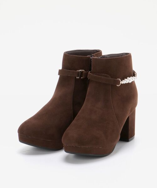 MAJESTIC LEGON（マジェスティックレゴン）の「2wayパールブーツ（ブーツ・レディース・ブラウン/ライトグレー/ブラック・SMALL/MEDIUM/LARGE/X-LARGE）」の6枚目の写真