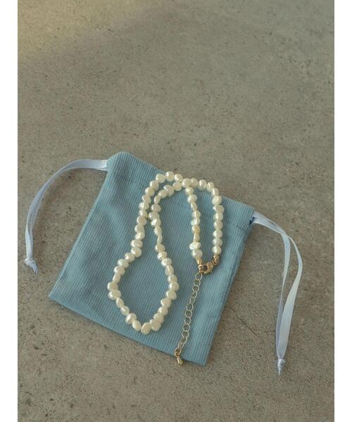 AMERICAN HOLIC（アメリカンホリック）の「【WEB限定】淡水パールネックレス（ネックレス・レディース・ホワイト・FREE）」の3枚目の写真