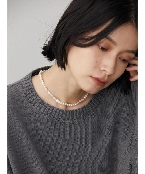 AMERICAN HOLIC（アメリカンホリック）の「【WEB限定】淡水パールネックレス（ネックレス・レディース・ホワイト・FREE）」の4枚目の写真