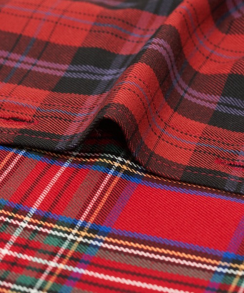 AS KNOW AS PINKY（アズノゥアズピンキー）の「チェックまとうボタンシャツ（シャツ/ブラウス・レディース・ブラウン系/グリーン系/レッド系・FREE）」の21枚目の写真