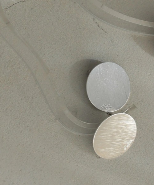 AMERICAN HOLIC(アメリカンホリック)の「サークルプレートピアス(ピアス(両耳用)・レディース・シルバー/ゴールド・FREE)」の1枚目の写真