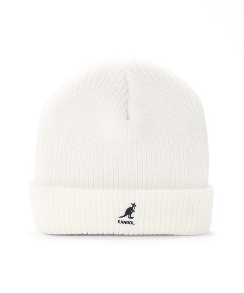 KANGOL(カンゴール)の「カンゴール ニット帽 折り返し カフ(ニットキャップ/ビーニー・メンズ・ホワイト/ブラック/ネイビー/グレー・FREE)」の16枚目の写真
