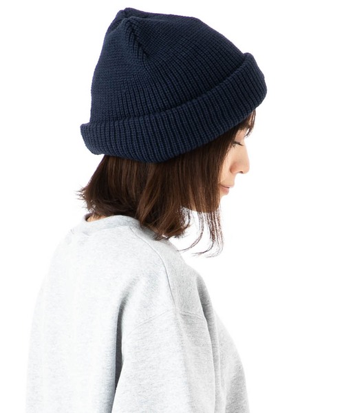 KANGOL(カンゴール)の「カンゴール ニット帽 折り返し カフ(ニットキャップ/ビーニー・メンズ・ホワイト/ブラック/ネイビー/グレー・FREE)」の18枚目の写真