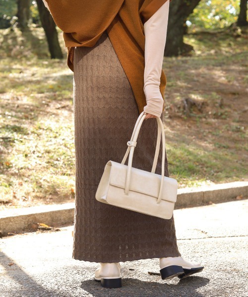 Bab（バブ）の「★柄編みニットスカート（スカート・レディース・ベージュ/ブラウン/ピンクベージュ・FREE）」の13枚目の写真