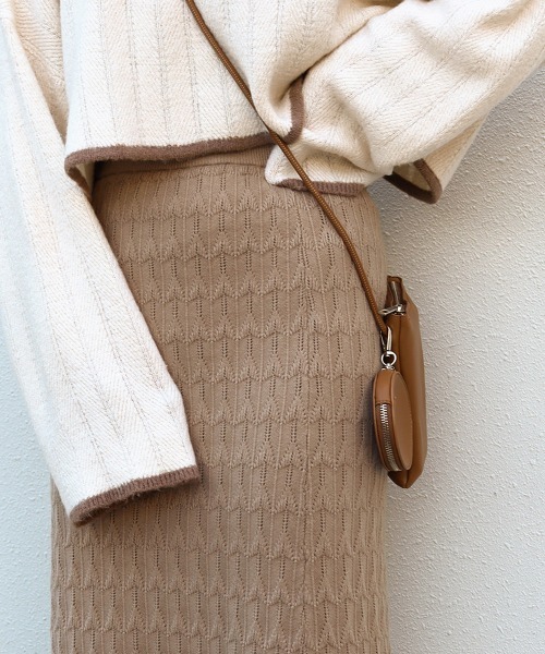 Bab（バブ）の「★柄編みニットスカート（スカート・レディース・ベージュ/ブラウン/ピンクベージュ・FREE）」の22枚目の写真