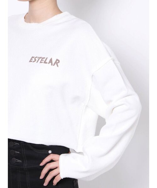 EMODA(エモダ)の「アップネックショートプルオーバー(Tシャツ/カットソー・レディース・ホワイト/ブラック/グレー・FREE)」の11枚目の写真