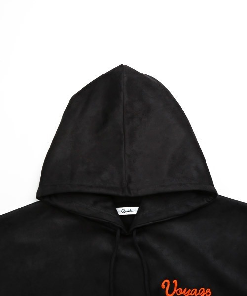 ポンチスウェード刺繍長袖パーカー（パーカー）｜LUXSTYLE（ラグスタイル）