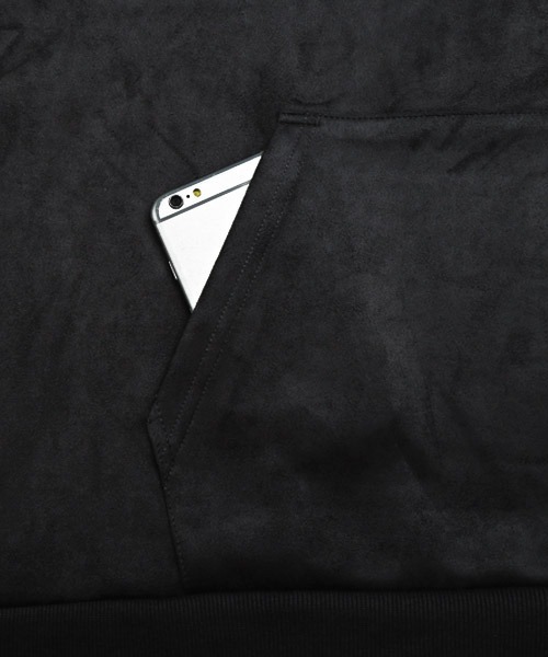 ポンチスウェード刺繍長袖パーカー（パーカー）｜LUXSTYLE（ラグスタイル）