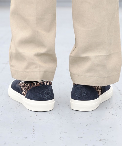 CONVERSE SKATEBOARDING(コンバーススケートボーディング)の「CONVERSE/コンバース CS SLIP-ON SK LP スリッポン レオパード スエード スターロゴ ストリート(スリッポン・メンズ・ブラック・9/8.5/9.5/8)」の12枚目の写真