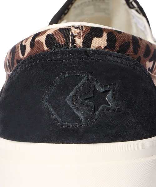 CONVERSE SKATEBOARDING(コンバーススケートボーディング)の「CONVERSE/コンバース CS SLIP-ON SK LP スリッポン レオパード スエード スターロゴ ストリート(スリッポン・メンズ・ブラック・9/8.5/9.5/8)」の13枚目の写真