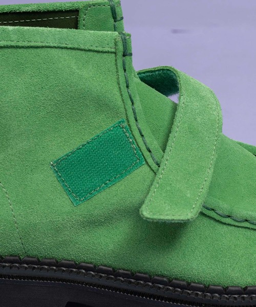 MAISON SPECIAL（メゾンスペシャル）の「《ユニセックスアイテム》【SPECIAL SHOES FACTORY コラボ】東京産タンクソールスウェードベルクロモカシンシューズ 【MAISON SPECIAL/メゾンスペシャル】（モカシン/デッキシューズ・メンズ・ブラック/ブルー/グリーン/パープル・23.5/24.5/25.5/27.5/26.5）」の11枚目の写真