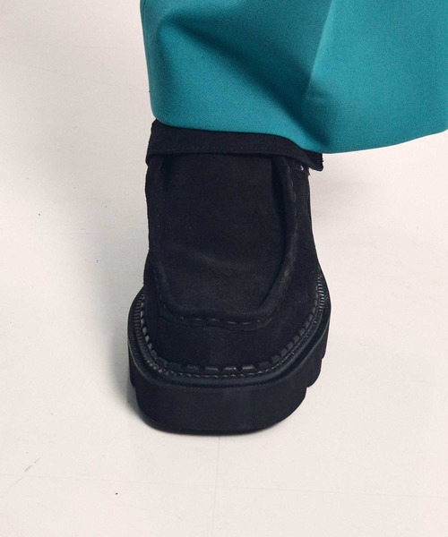 MAISON SPECIAL（メゾンスペシャル）の「《ユニセックスアイテム》【SPECIAL SHOES FACTORY コラボ】東京産タンクソールスウェードベルクロモカシンシューズ 【MAISON SPECIAL/メゾンスペシャル】（モカシン/デッキシューズ・メンズ・ブラック/ブルー/グリーン/パープル・23.5/24.5/25.5/27.5/26.5）」の18枚目の写真