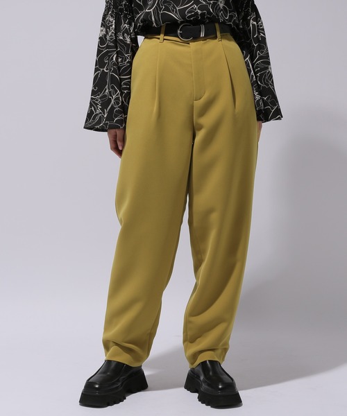 HARE（ハレ）の「2WAYテーパードパンツ(HARE)（スラックス・レディース・ブラック/レッド/イエロー系その他・FREE）」の22枚目の写真