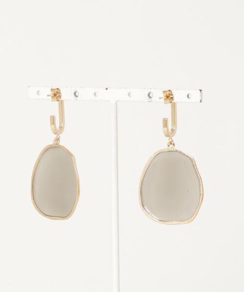 COLOR TOKYO ACCESSORIES（カラートウキョウアクセサリー）の「クリアプレートピアス（ピアス（両耳用）・レディース・ブラック/パープル/イエロー/オレンジ/クリア・FREE）」の8枚目の写真