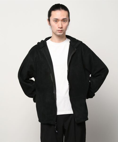 INNOCENT(イノセント)の「【T18】【SPRING MOUNTAIN APPAREL/スプリングマウンテンアパレル】UNISEX FLEECE FULL ZIP FOOD(パーカー・メンズ・ブラック/オレンジ/カモフラージュ/オリーブドラブ/ネイビー/グレー・MEDIUM/LARGE)」の2枚目の写真