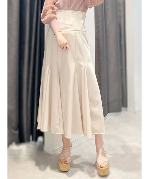 MERCURYDUO（マーキュリーデュオ）の「コルセットフレアスカート（スカート・レディース・ベージュ/ミント/ベビーピンク・SMALL/MEDIUM）」の3枚目の写真