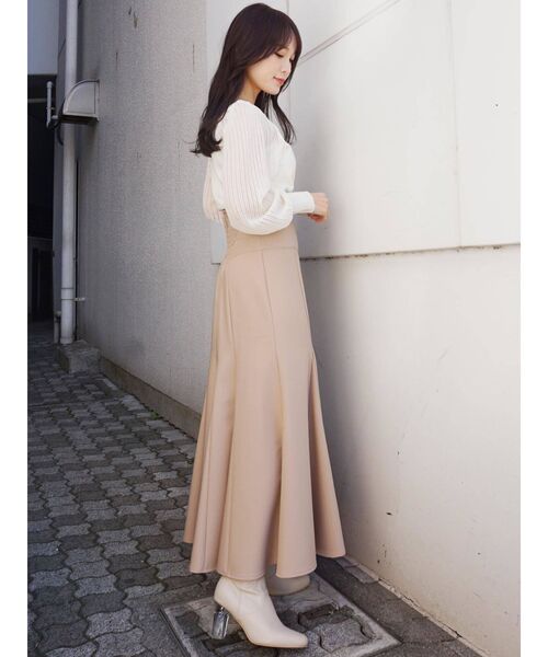 MERCURYDUO（マーキュリーデュオ）の「コルセットフレアスカート（スカート・レディース・ベージュ/ミント/ベビーピンク・SMALL/MEDIUM）」の16枚目の写真