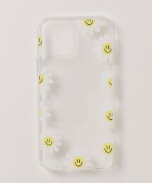 Mademoment（メイドモーメント）の「【Mademoment】PATTERN SMILE DAISY DESIGN / メイドモーメント パターン スマイル デイジー デザイン iPhone11/12/12Pro/13用ケース（スマホケース/カバー）」