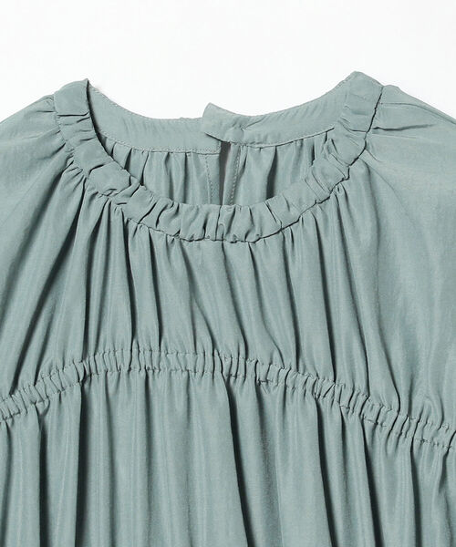 Ray BEAMS（レイビームス）の「Ray BEAMS / アシメ シャーリング ワンピース（ワンピース・レディース・ブルー系その他2/ブラック・ONE SIZE）」の14枚目の写真