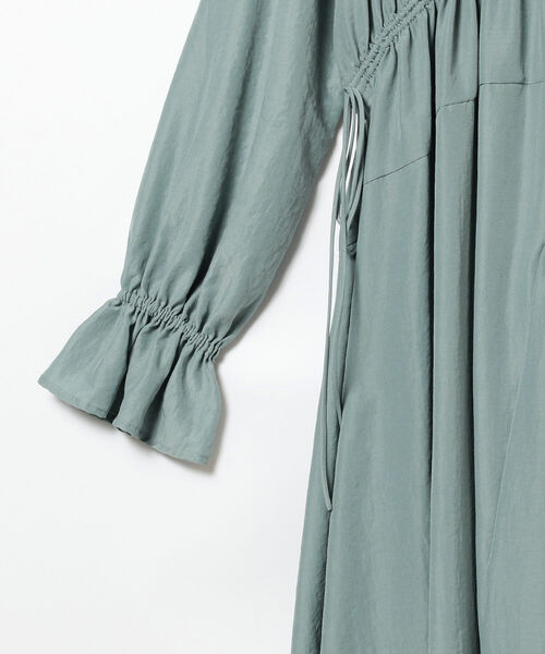 Ray BEAMS（レイビームス）の「Ray BEAMS / アシメ シャーリング ワンピース（ワンピース・レディース・ブルー系その他2/ブラック・ONE SIZE）」の15枚目の写真