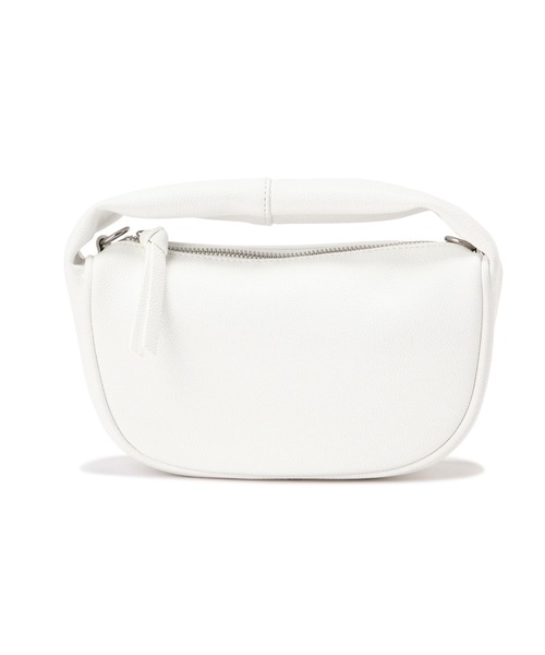 NATURAL BEAUTY BASIC(ナチュラルビューティーベーシック)の「ミニシェルバッグ(トートバッグ・レディース・ライトグリーン/オレンジ/ホワイト・フリ-)」の7枚目の写真