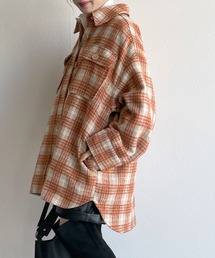 チェックBIGシャツはおり
