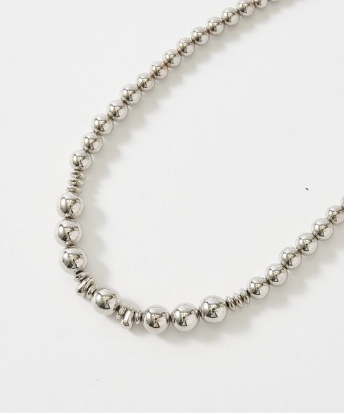 CIAOPANIC（チャオパニック）の「コンビボールチェーンネックレス（ネックレス・レディース・シルバー・FREE）」の3枚目の写真