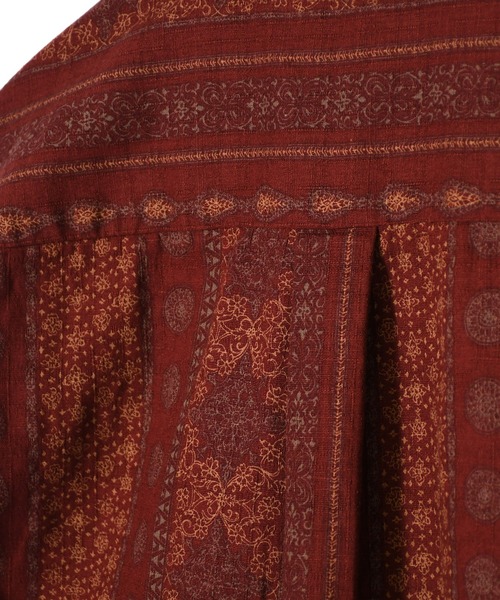 Johnbull（ジョンブル）の「パターンシャツ（シャツ/ブラウス・メンズ・ネイビー/イエロー/レッド・FREE）」の22枚目の写真