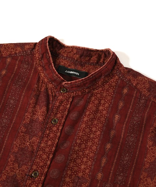 Johnbull（ジョンブル）の「パターンシャツ（シャツ/ブラウス・メンズ・ネイビー/イエロー/レッド・FREE）」の19枚目の写真