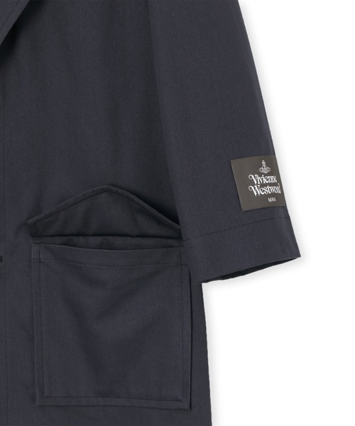 Vivienne Westwood MAN(ヴィヴィアンウエストウッドマン)の「フィリッパ コート【129001 4020】(チェスターコート・メンズ・ブラック/オリーブ・FREE)」の5枚目の写真