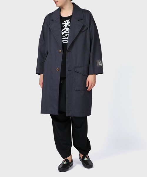 Vivienne Westwood MAN(ヴィヴィアンウエストウッドマン)の「フィリッパ コート【129001 4020】(チェスターコート・メンズ・ブラック/オリーブ・FREE)」の15枚目の写真