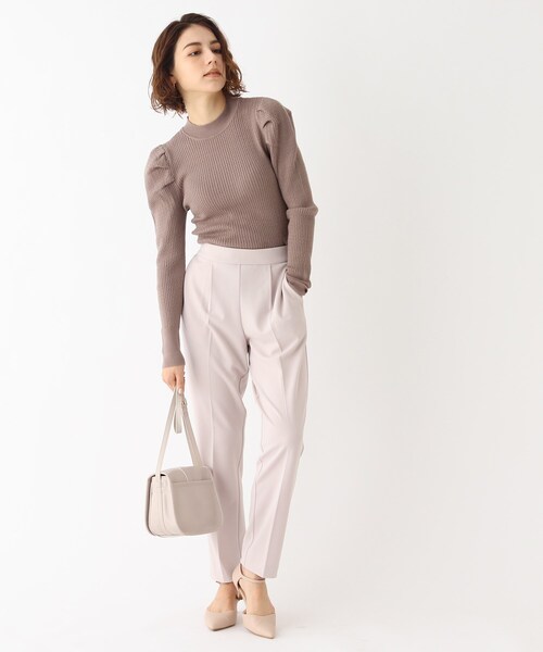 index（インデックス）の「◆ジョーゼットテーパードパンツ【WEB限定サイズ】（その他パンツ・レディース・ネイビー/オフホワイト/ライトベージュ・40/38/42/36）」の17枚目の写真