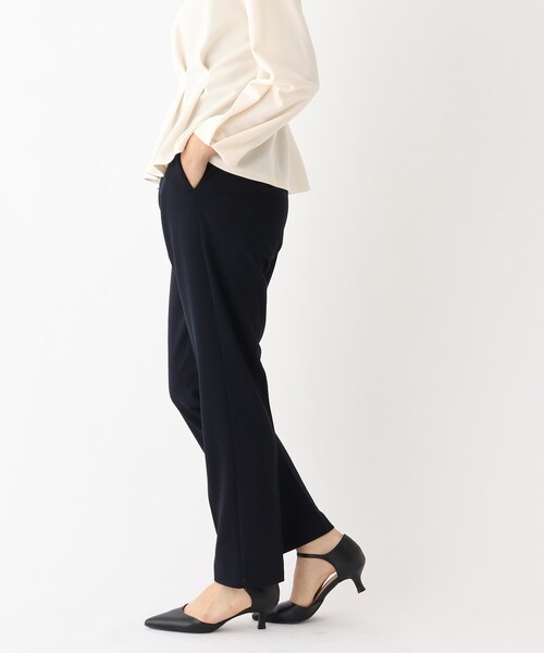 index（インデックス）の「◆ジョーゼットテーパードパンツ【WEB限定サイズ】（その他パンツ・レディース・ネイビー/オフホワイト/ライトベージュ・40/38/42/36）」の5枚目の写真
