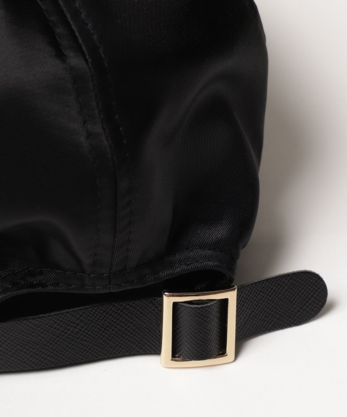 CULLNI(クルニ)の「Nylon Twill Cap(キャップ・メンズ・キナリ/ネイビー/ブラック/ベージュ/セージグリーン/カーキ・ONESIZE)」の10枚目の写真