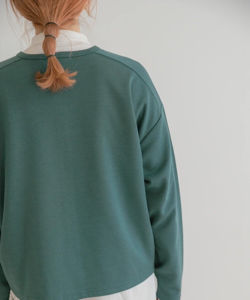 ITEMS URBANRESEARCH（アイテムズ アーバンリサーチ）の「コンパクトカーディガン（カーディガン/ボレロ・レディース・ブラック/グレー/レッド/グリーン/グレー系その他・FREE）」の7枚目の写真