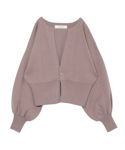 LAGUNAMOON（ラグナムーン）の「ボリュームスリーブショートニットカーディガン（カーディガン/ボレロ・レディース・ホワイト/イエロー/モカ・FREE）」の17枚目の写真