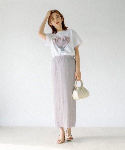 maison-vincent（メゾンヴァンサン）の「Maison Vincent/ギャザーコンパクトボストン（ハンドバッグ・レディース・グリーン/アイボリー・FREE）」の14枚目の写真