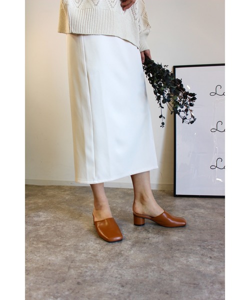 MLI'A(エムリア)の「スリットナロースカート(スカート・レディース・アイボリー/ブラック/ライトグリーン/イエロー系5/オレンジ・FREE)」の20枚目の写真