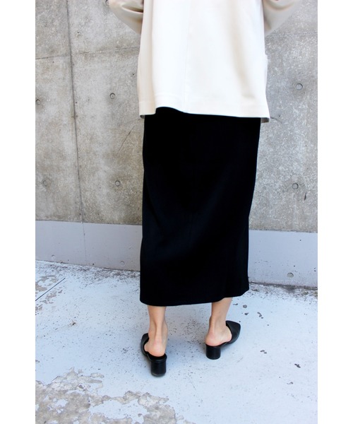 MLI'A(エムリア)の「スリットナロースカート(スカート・レディース・アイボリー/ブラック/ライトグリーン/イエロー系5/オレンジ・FREE)」の13枚目の写真