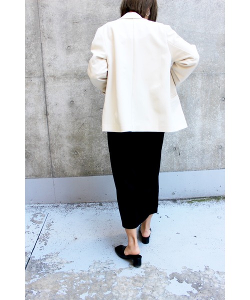 MLI'A(エムリア)の「スリットナロースカート(スカート・レディース・アイボリー/ブラック/ライトグリーン/イエロー系5/オレンジ・FREE)」の21枚目の写真