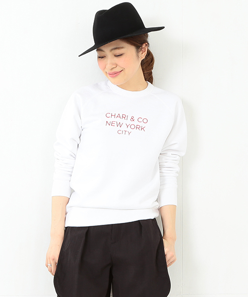 Ray BEAMS（レイビームス）の「◎CHARI&CO NYC / STANTON スウェット（スウェット・レディース・ホワイト/ブルー系その他・ONE SIZE）」の20枚目の写真