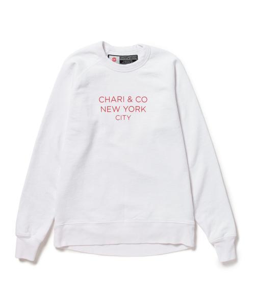Ray BEAMS（レイビームス）の「◎CHARI&CO NYC / STANTON スウェット（スウェット・レディース・ホワイト/ブルー系その他・ONE SIZE）」の6枚目の写真