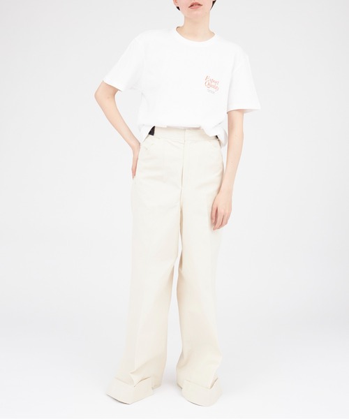 PONTI(ポンティ)の「PONTI Quentin Export Quality T-shirt(Tシャツ/カットソー・レディース・ホワイト・1)」の5枚目の写真