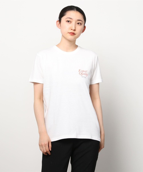 PONTI(ポンティ)の「PONTI Quentin Export Quality T-shirt(Tシャツ/カットソー・レディース・ホワイト・1)」の6枚目の写真