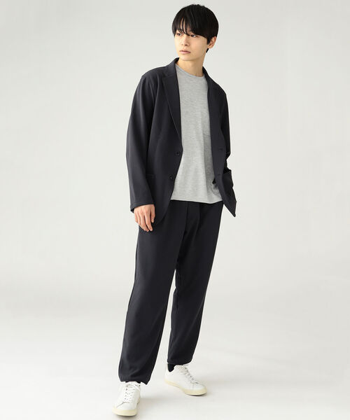 BEAMS HEART（ビームスハート）の「BEAMS HEART / ポンチ イージー ジャケット（セットアップ対応）（テーラードジャケット・メンズ・チャコールグレー/ブラック・44(S)/46(M)/48(L)/50(XL)）」の3枚目の写真