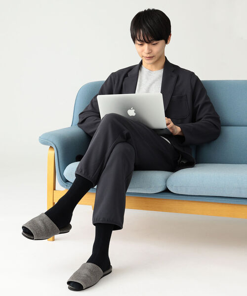 BEAMS HEART（ビームスハート）の「BEAMS HEART / ポンチ イージー ジャケット（セットアップ対応）（テーラードジャケット・メンズ・チャコールグレー/ブラック・44(S)/46(M)/48(L)/50(XL)）」の8枚目の写真