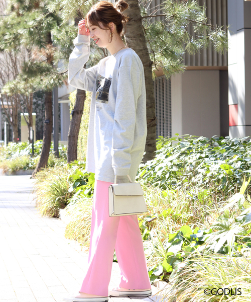 Simplicite(サンプリシテ)の「【GODLIS/ゴドリス】 PHOTO TEE by ROCK STANLEY◆(Tシャツ/カットソー・レディース・ホワイト/チャコールグレー/ベージュ・MEDIUM/X-LARGE)」の20枚目の写真