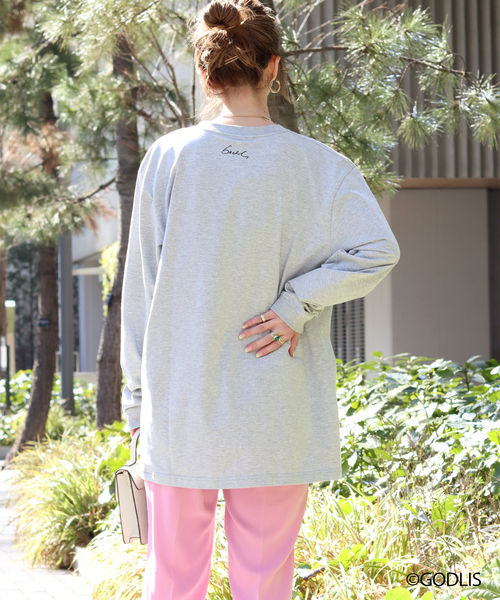 Simplicite(サンプリシテ)の「【GODLIS/ゴドリス】 PHOTO TEE by ROCK STANLEY◆(Tシャツ/カットソー・レディース・ホワイト/チャコールグレー/ベージュ・MEDIUM/X-LARGE)」の21枚目の写真