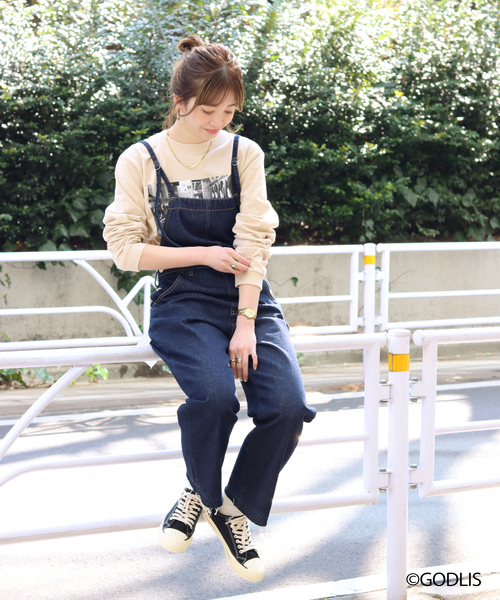 Simplicite(サンプリシテ)の「【GODLIS/ゴドリス】 PHOTO TEE by ROCK STANLEY◆(Tシャツ/カットソー・レディース・ホワイト/チャコールグレー/ベージュ・MEDIUM/X-LARGE)」の22枚目の写真