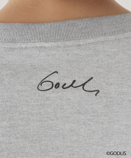 Simplicite(サンプリシテ)の「【GODLIS/ゴドリス】 PHOTO TEE by ROCK STANLEY◆(Tシャツ/カットソー・レディース・ホワイト/チャコールグレー/ベージュ・MEDIUM/X-LARGE)」の12枚目の写真